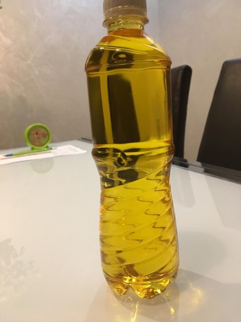 Recovered vegetable oil